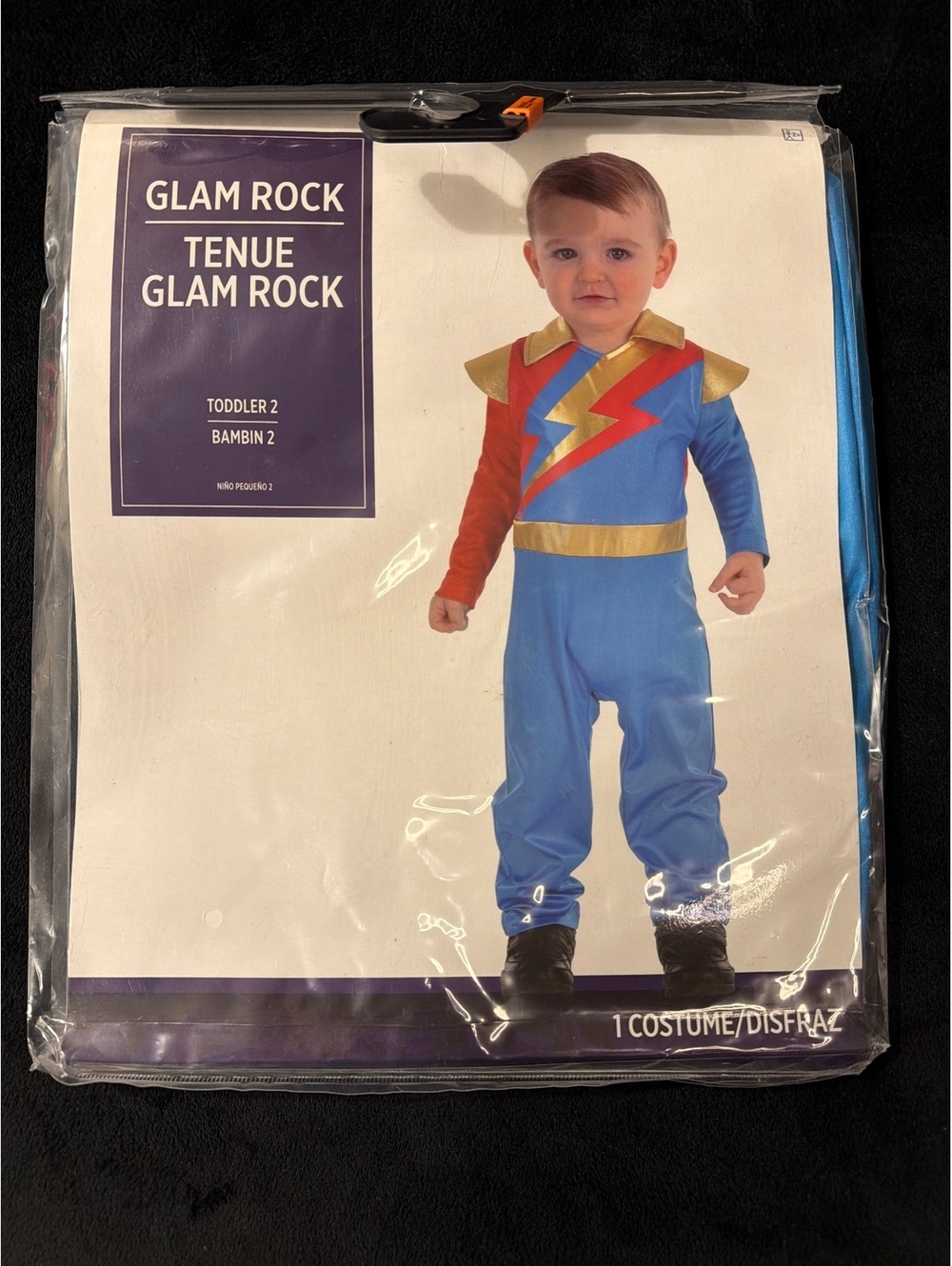 Glam Rock Toddler 2 Costume Jumpsuit